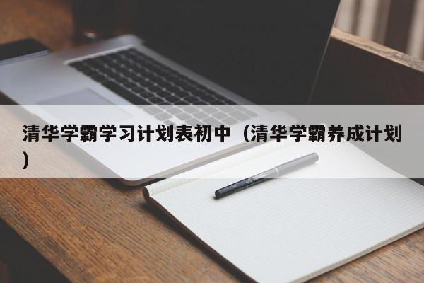 清华学霸学习计划表初中（清华学霸养成计划）,第1张